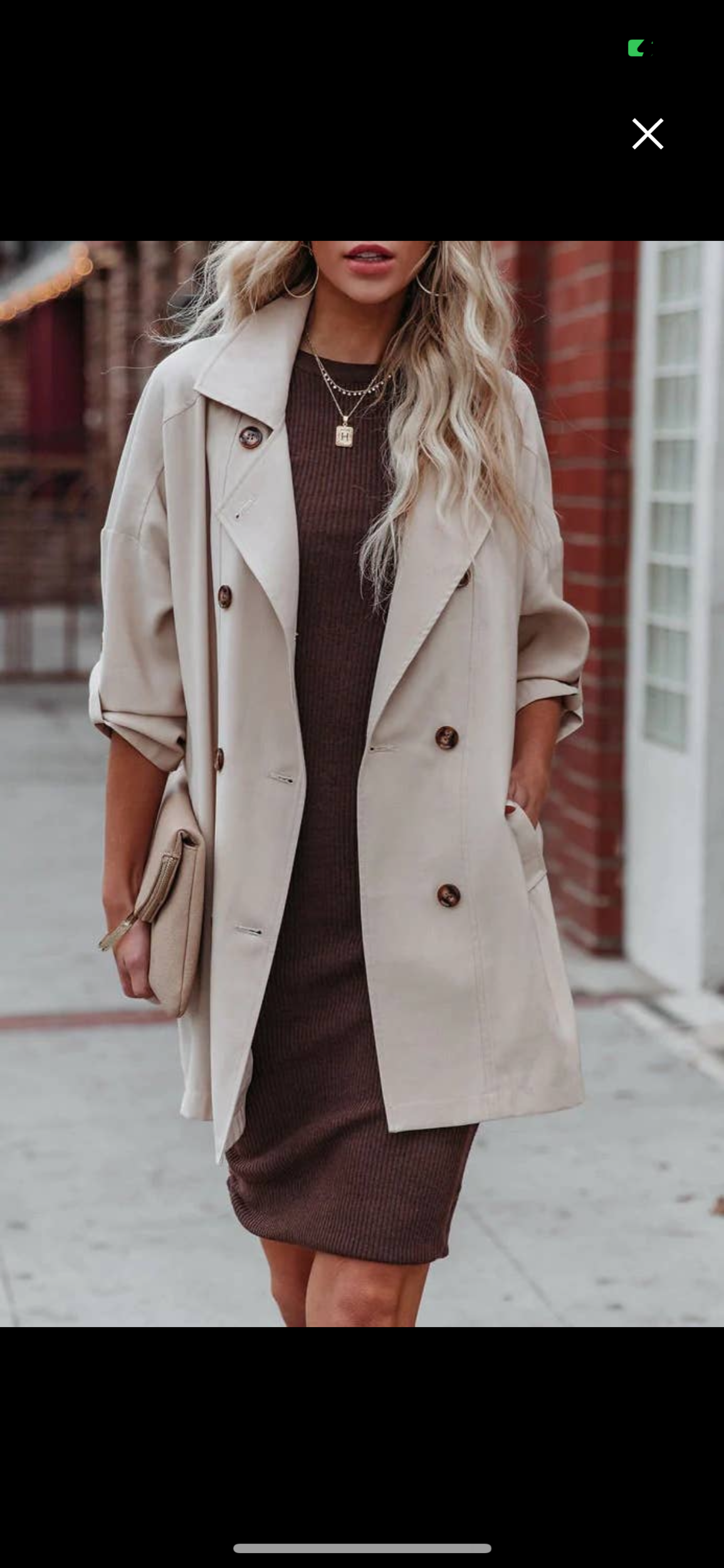 Collared Trench Coat