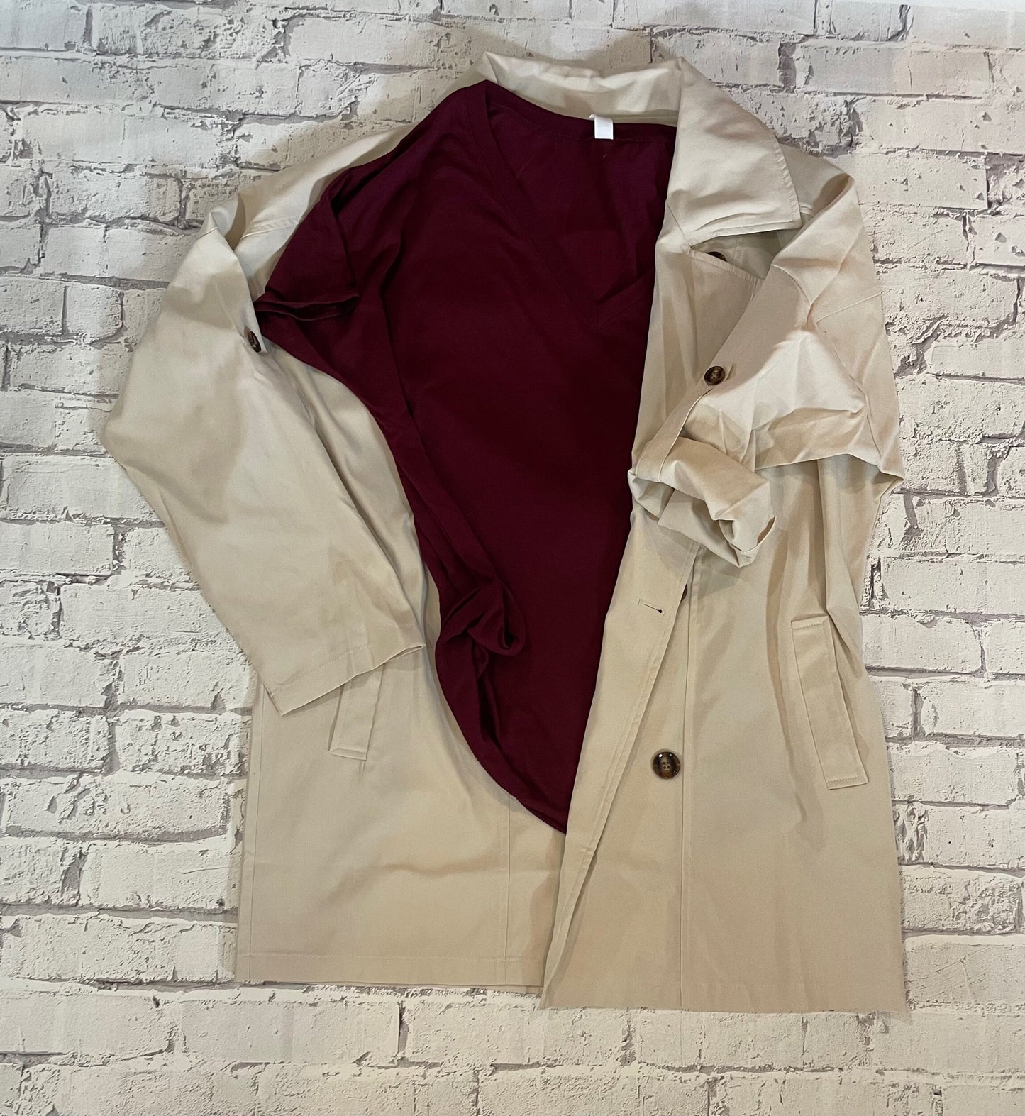 Collared Trench Coat