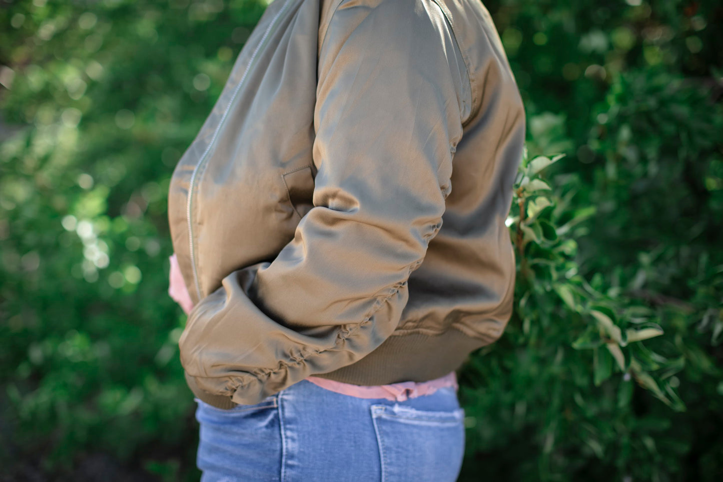 Olive BOMBer Jacket