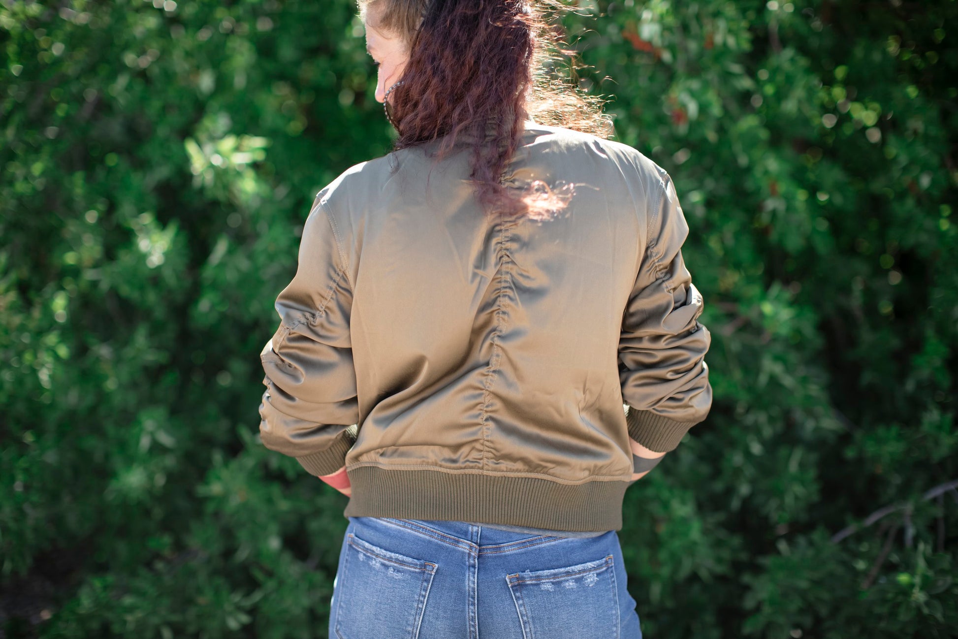 Olive BOMBer Jacket