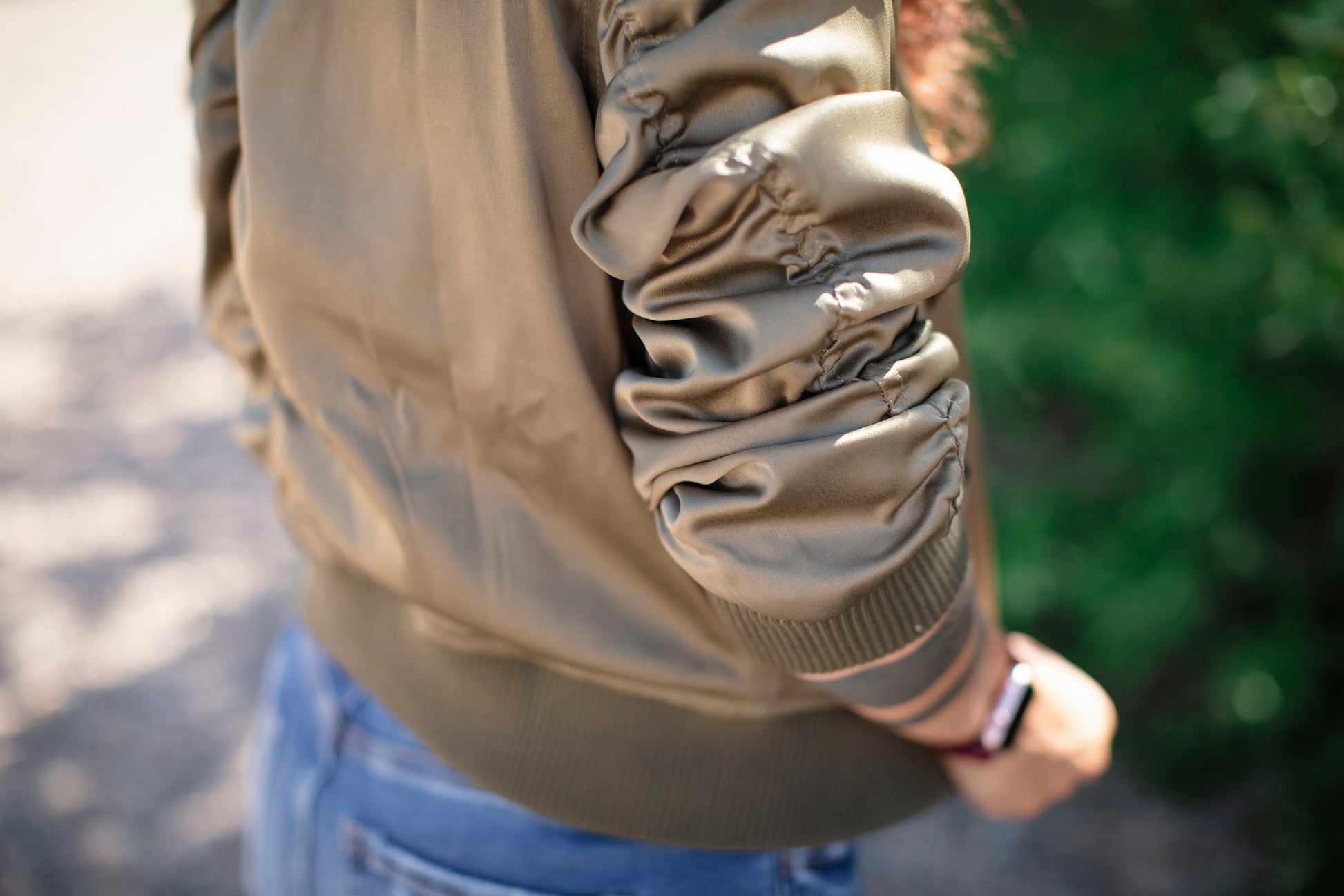 Olive BOMBer Jacket